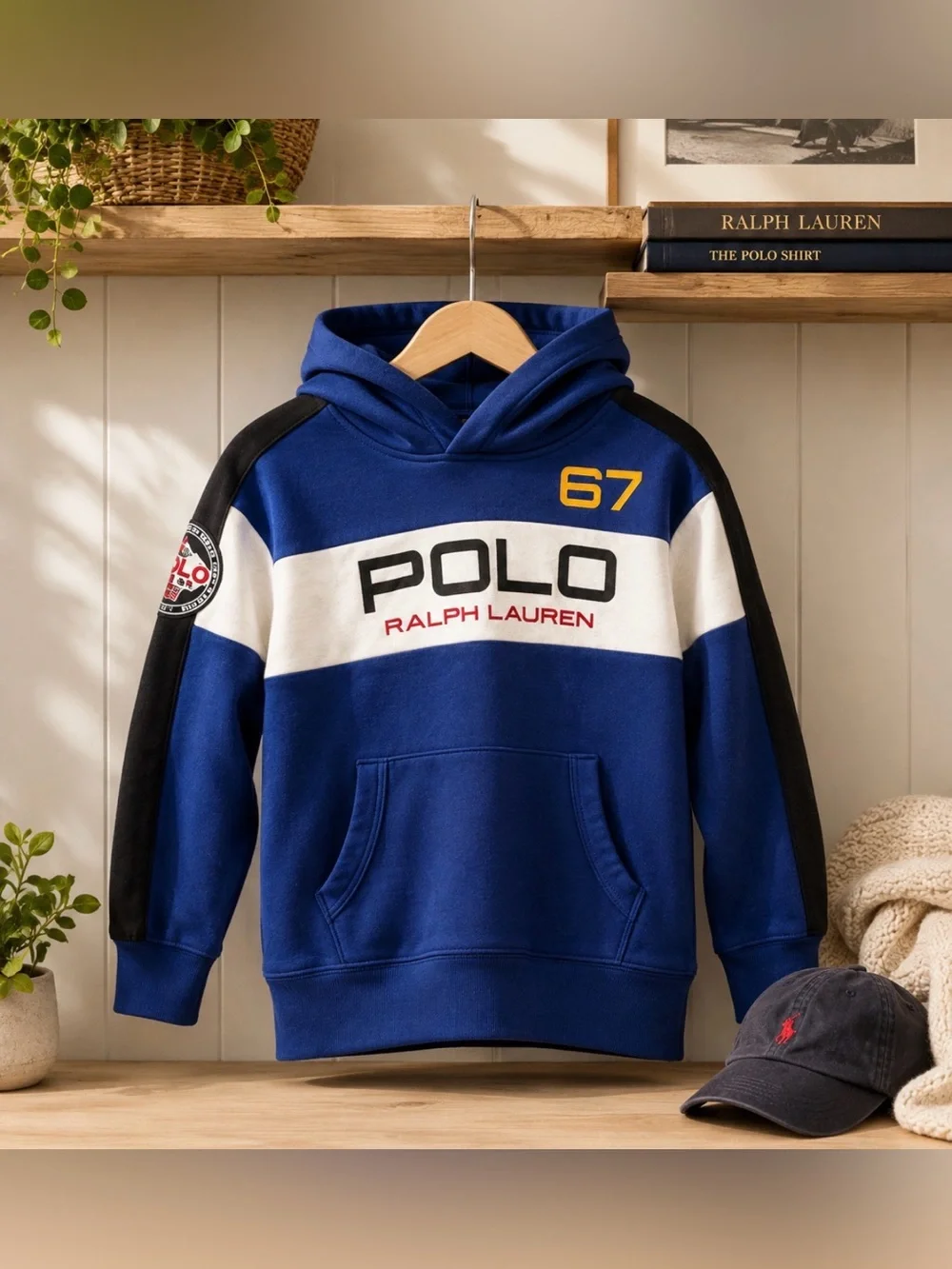Polo Ralph Lauren size small 8 premium fleece alpine hoodie